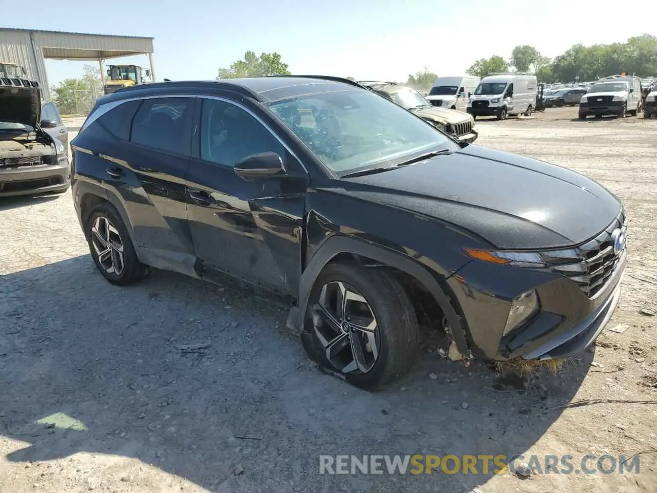 4 Photograph of a damaged car KM8JFCA16NU081545 HYUNDAI TUCSON 2022