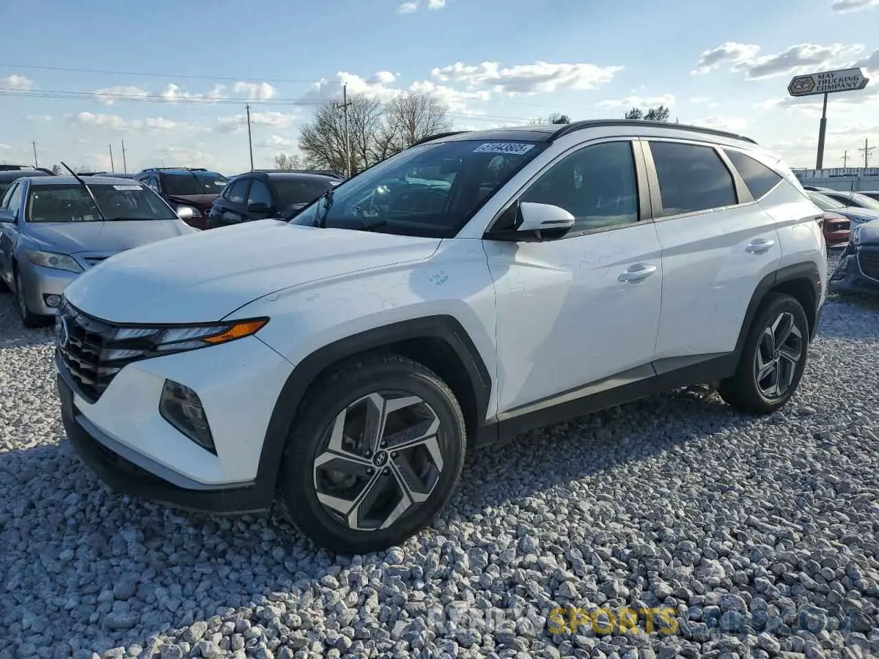 1 Photograph of a damaged car KM8JFCA17NU012055 HYUNDAI TUCSON 2022