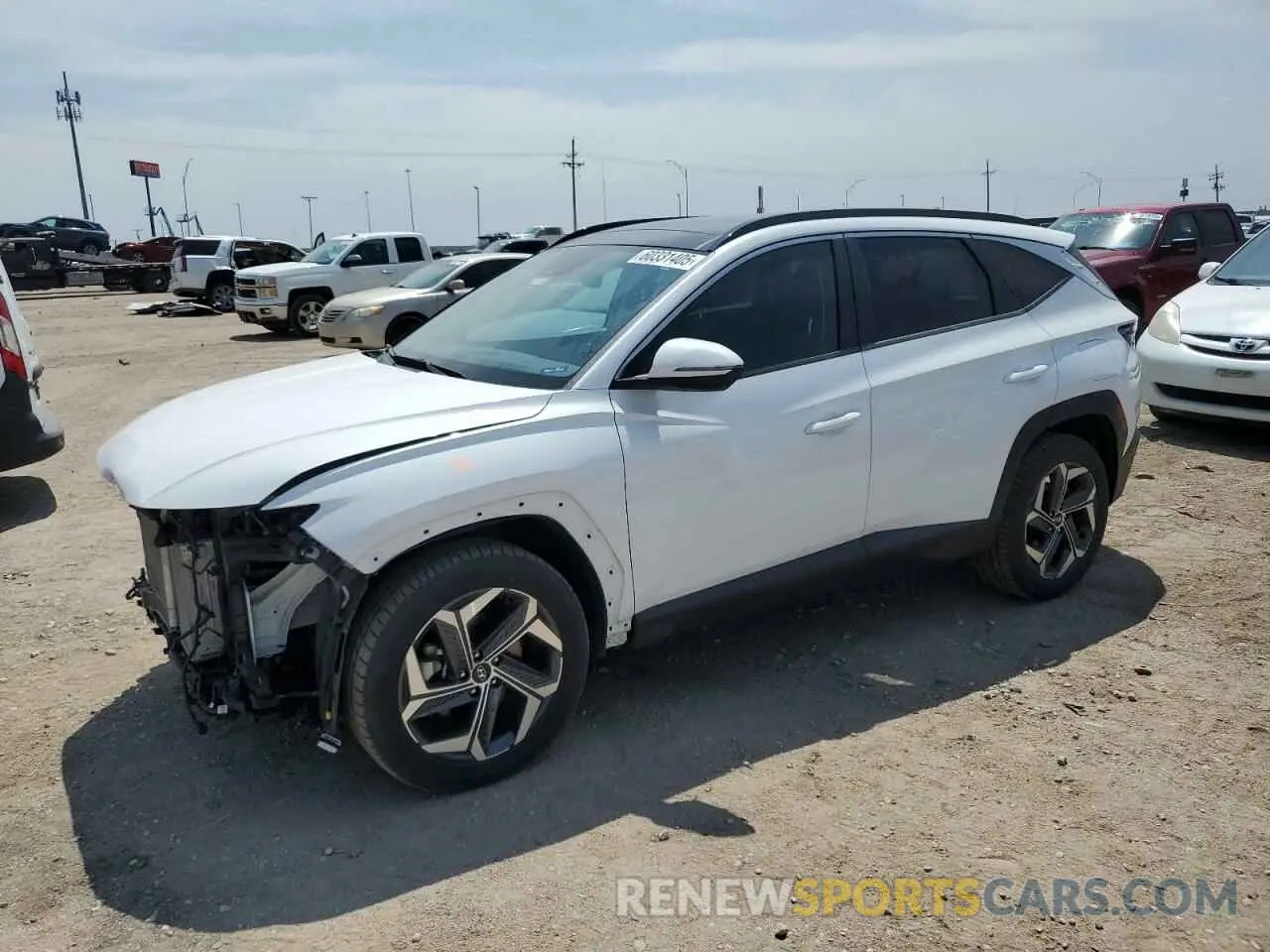 1 Photograph of a damaged car KM8JFCA17NU014047 HYUNDAI TUCSON 2022
