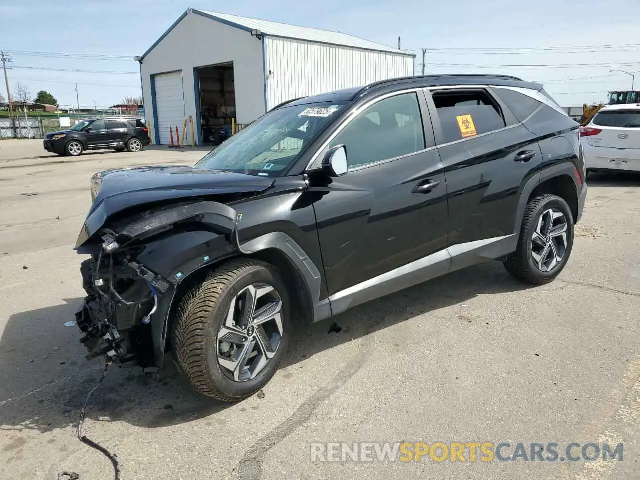 1 Photograph of a damaged car KM8JFCA17NU026392 HYUNDAI TUCSON 2022