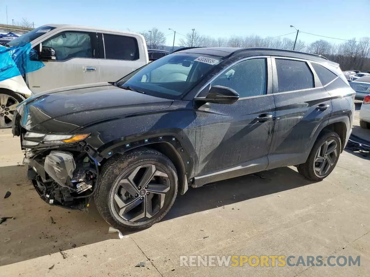1 Photograph of a damaged car KM8JFCA18NU023226 HYUNDAI TUCSON 2022
