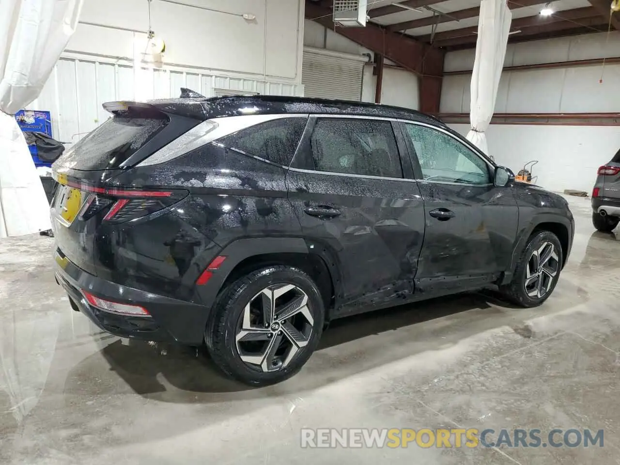 3 Photograph of a damaged car KM8JFCA18NU049440 HYUNDAI TUCSON 2022