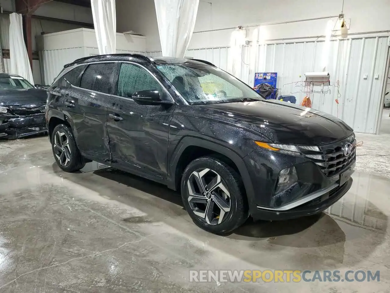 4 Photograph of a damaged car KM8JFCA18NU049440 HYUNDAI TUCSON 2022