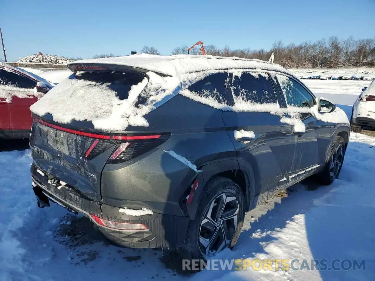 3 Photograph of a damaged car KM8JFCA1XNU035622 HYUNDAI TUCSON 2022