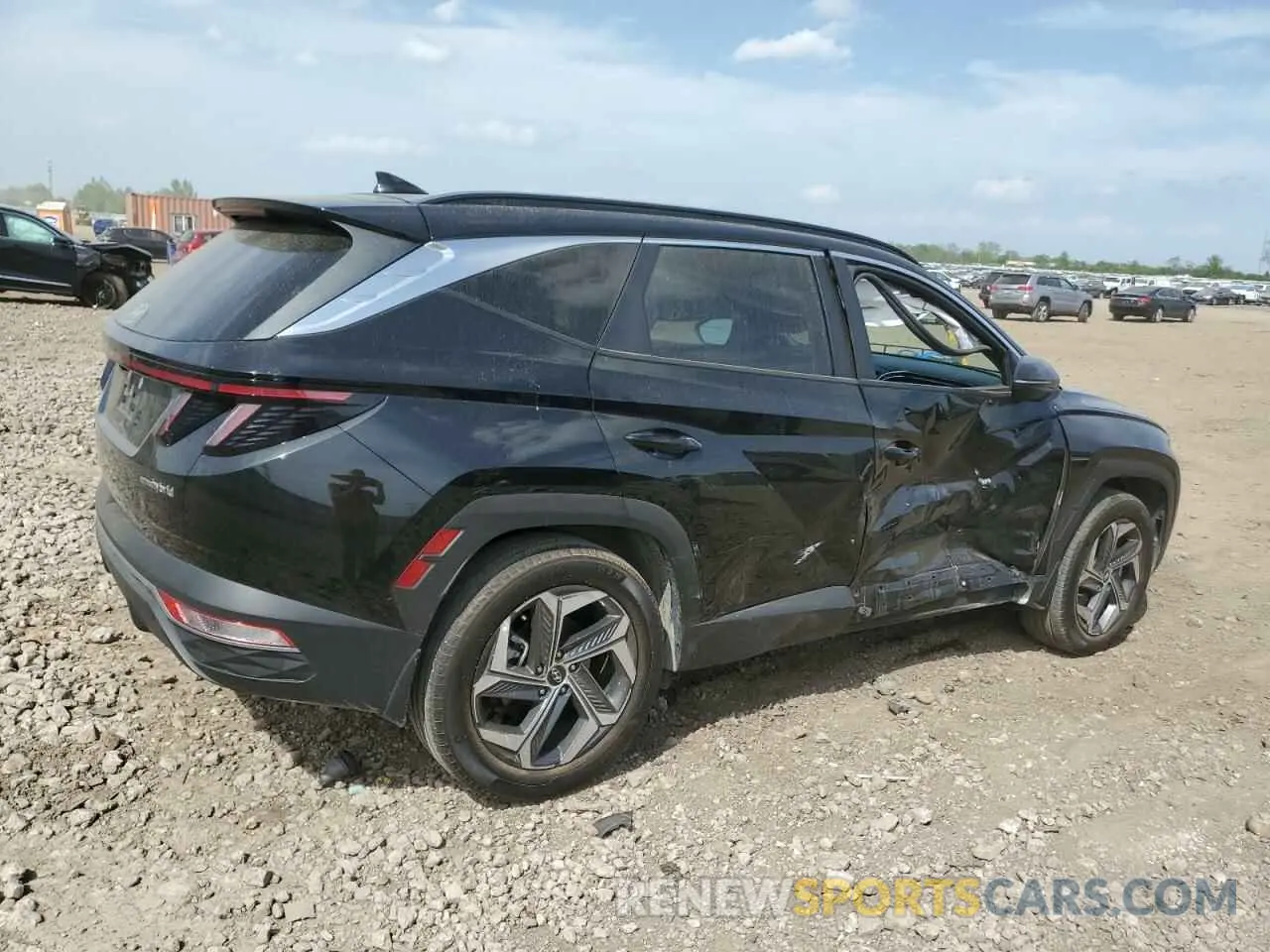 3 Photograph of a damaged car KM8JFCA1XNU068779 HYUNDAI TUCSON 2022