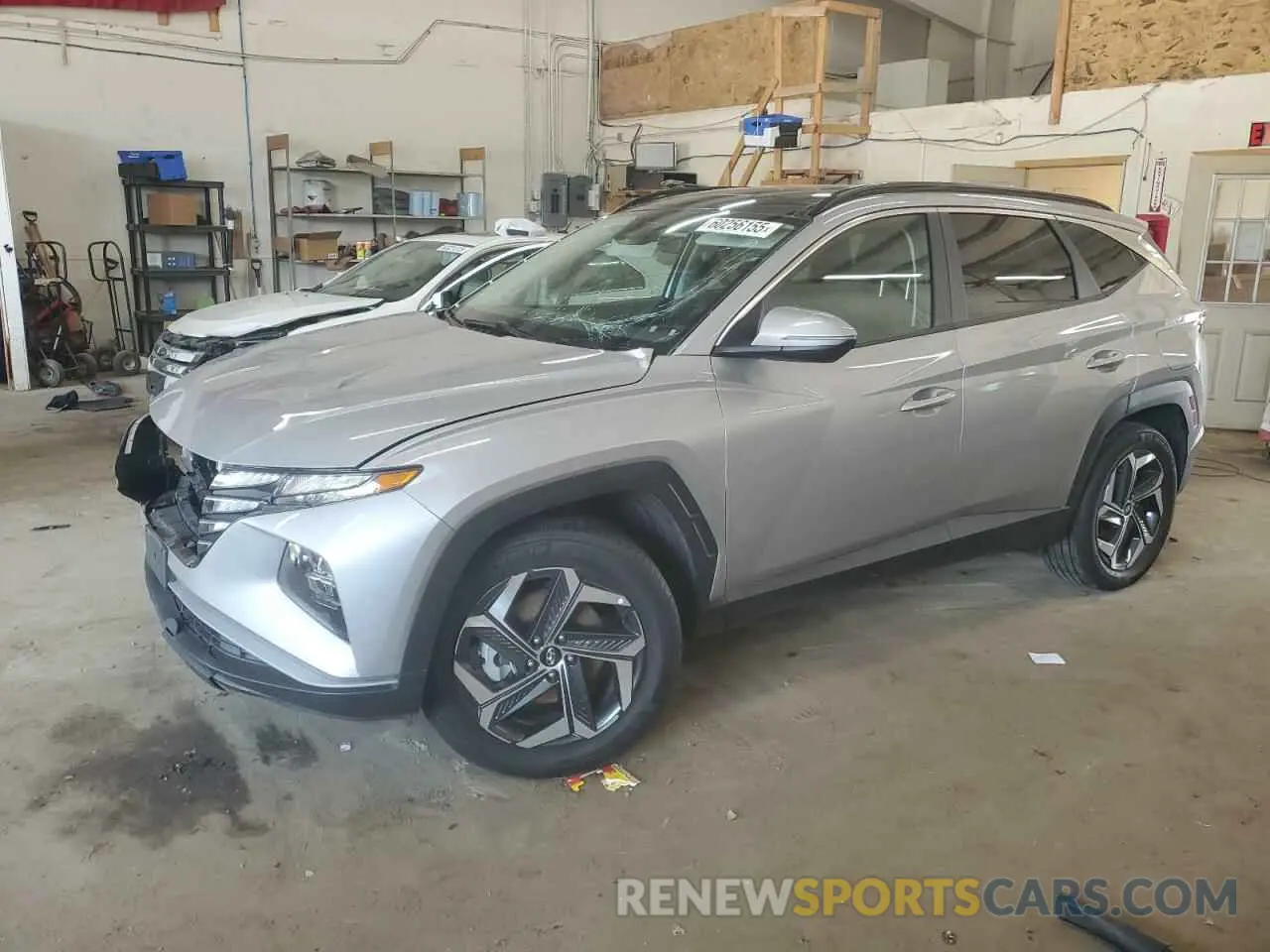 1 Photograph of a damaged car KM8JFCA1XNU073030 HYUNDAI TUCSON 2022