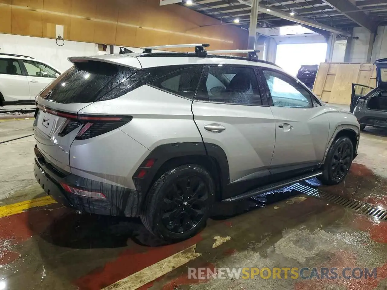 3 Photograph of a damaged car KM8JFCAE0NU148675 HYUNDAI TUCSON 2022