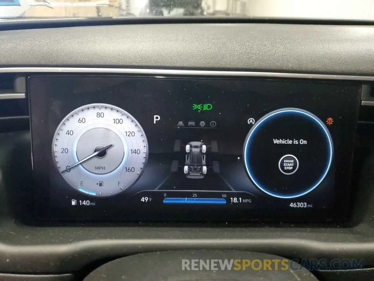 9 Photograph of a damaged car KM8JFCAE0NU148675 HYUNDAI TUCSON 2022