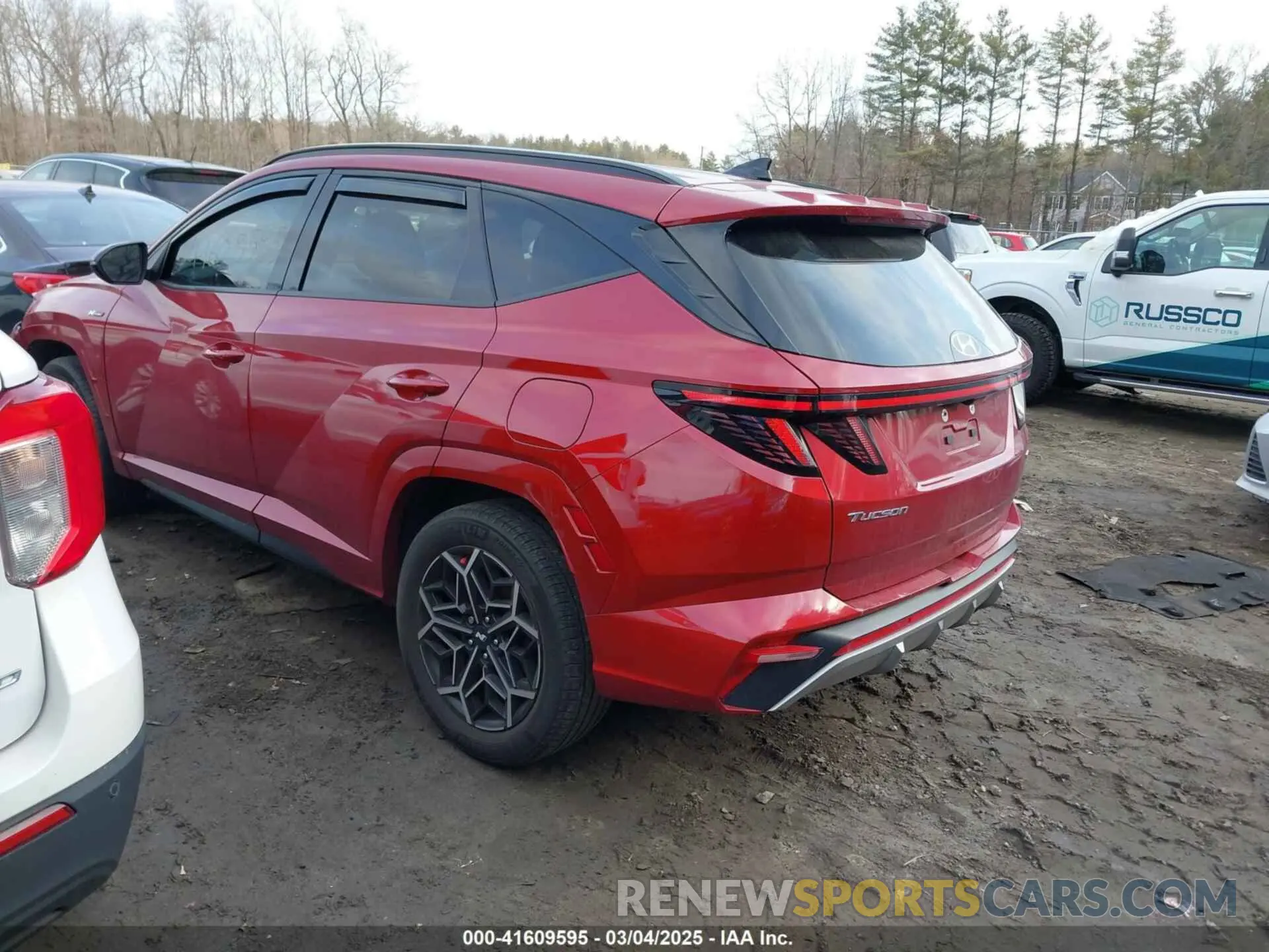 3 Photograph of a damaged car KM8JFCAE4NU167598 HYUNDAI TUCSON 2022