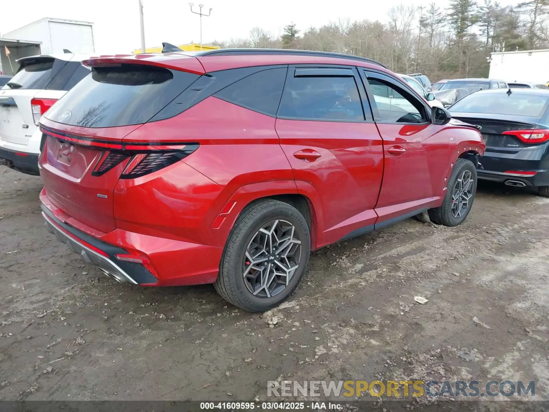 4 Photograph of a damaged car KM8JFCAE4NU167598 HYUNDAI TUCSON 2022