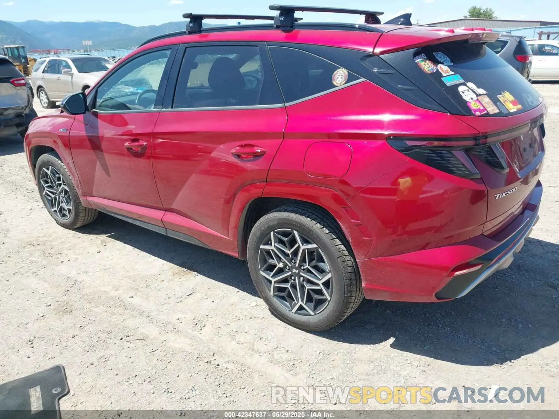 3 Photograph of a damaged car KM8JFCAE6NU142749 HYUNDAI TUCSON 2022