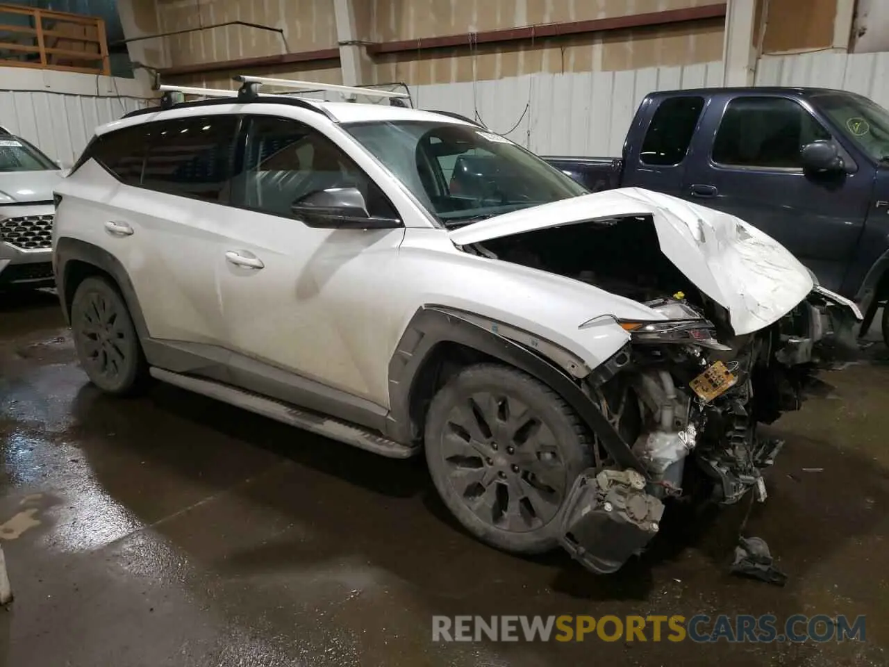 4 Photograph of a damaged car KM8JFCAE8NU107842 HYUNDAI TUCSON 2022