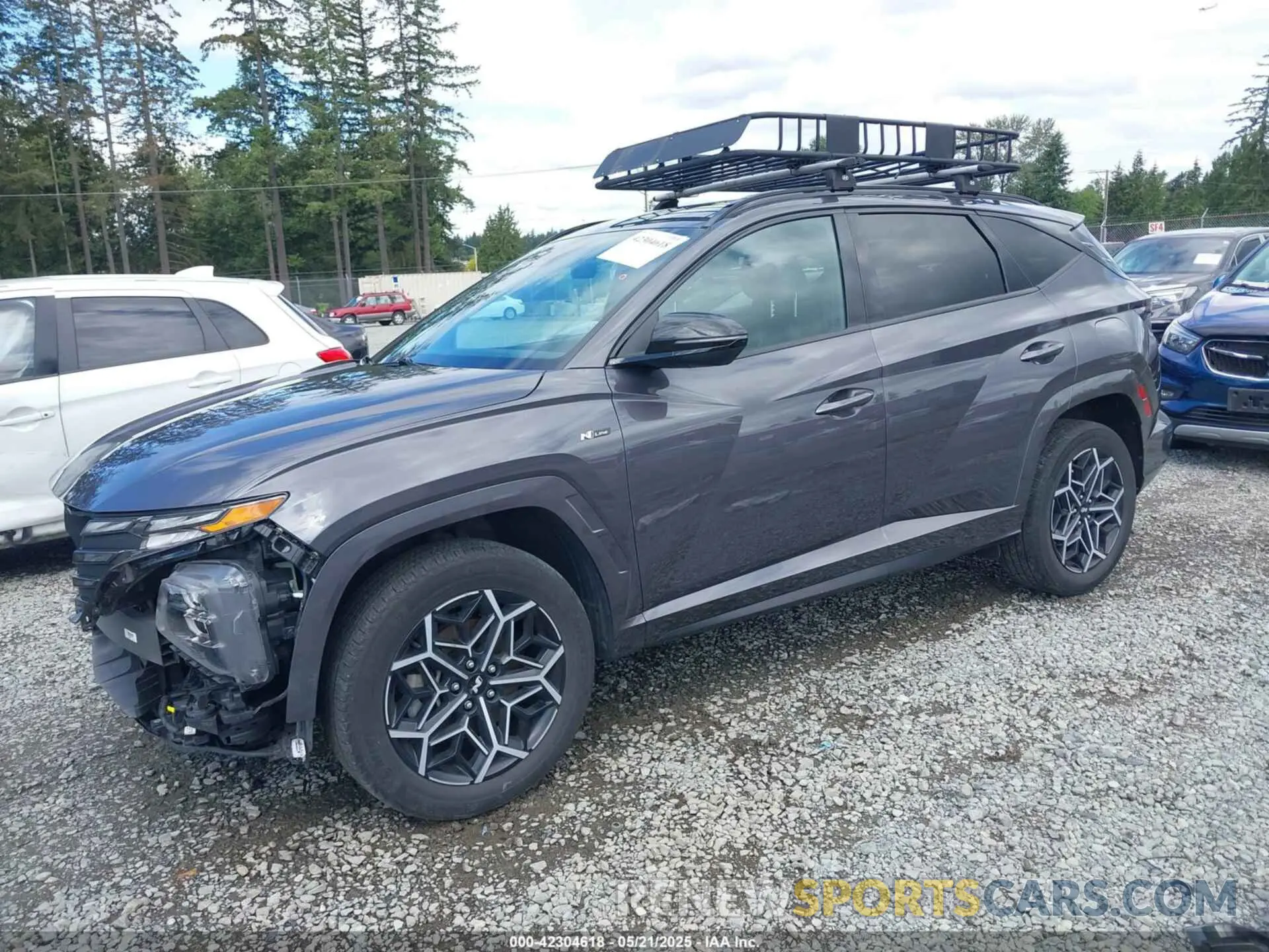 2 Photograph of a damaged car KM8JFCAE9NU128456 HYUNDAI TUCSON 2022