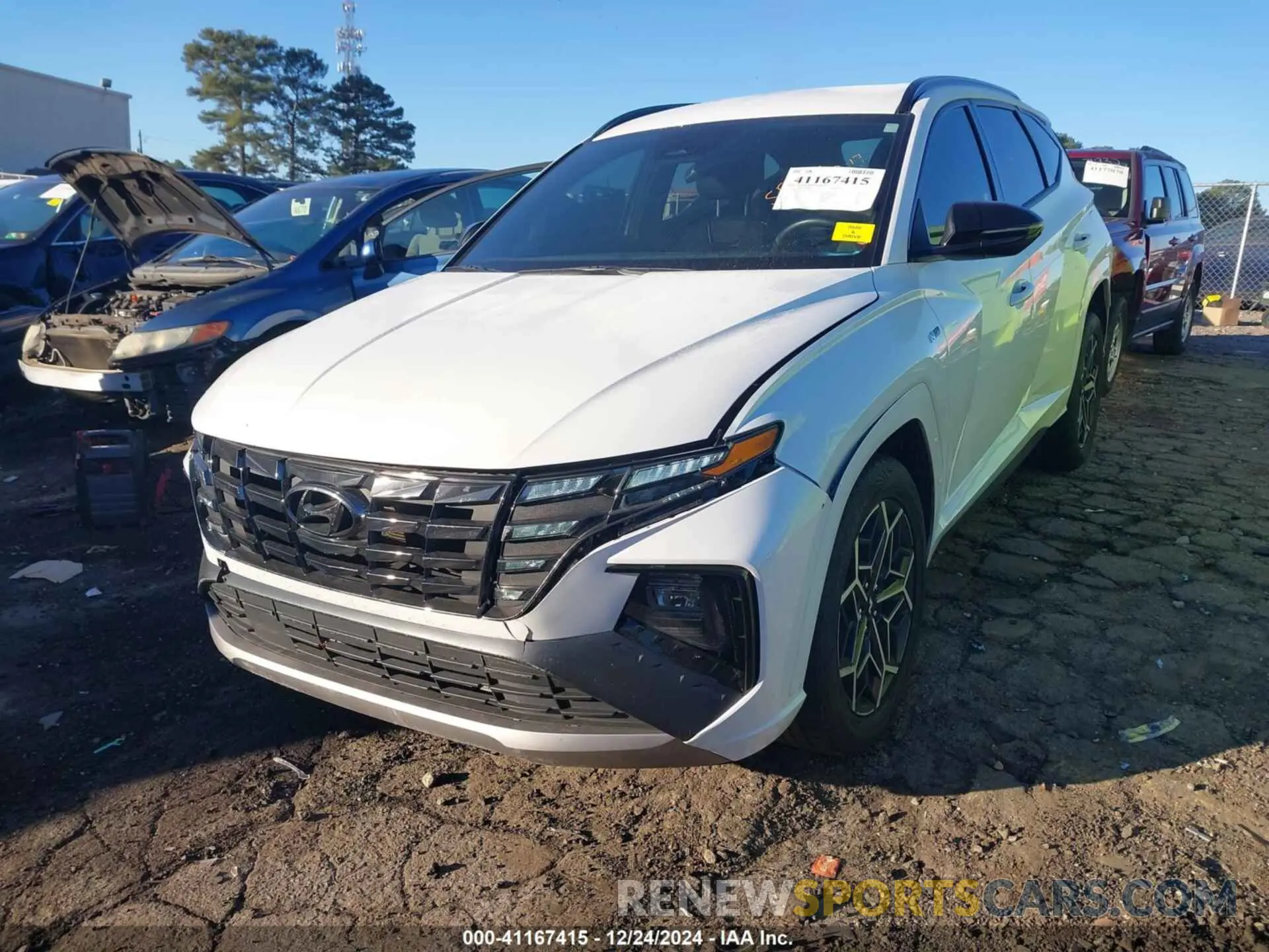 2 Photograph of a damaged car KM8JFCAEXNU145959 HYUNDAI TUCSON 2022