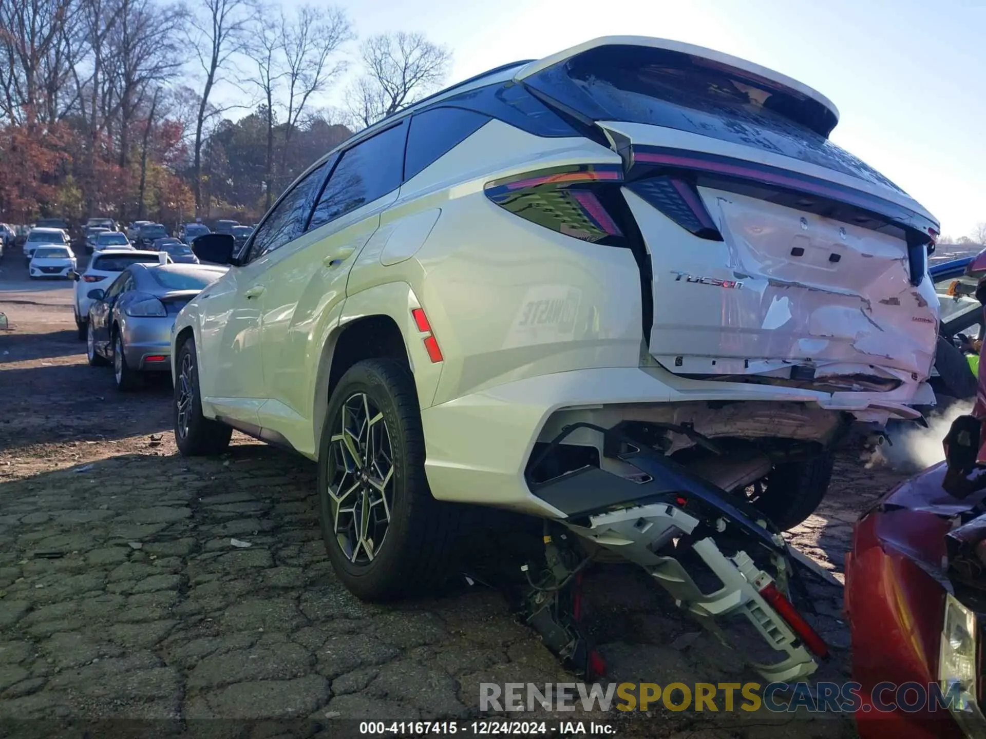 3 Photograph of a damaged car KM8JFCAEXNU145959 HYUNDAI TUCSON 2022