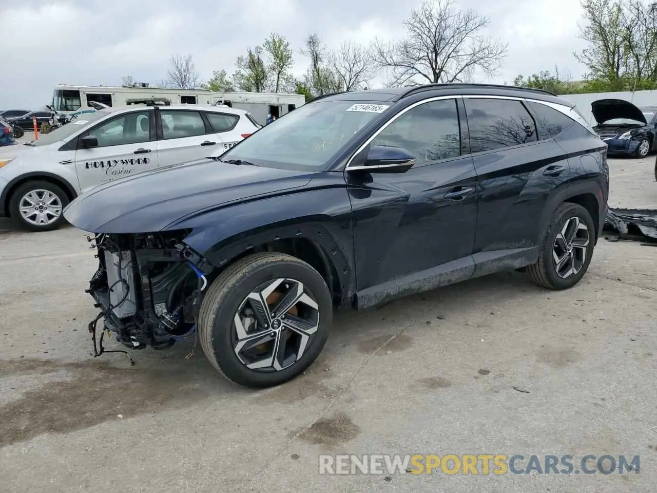 1 Photograph of a damaged car KM8JFDA22NU035810 HYUNDAI TUCSON 2022