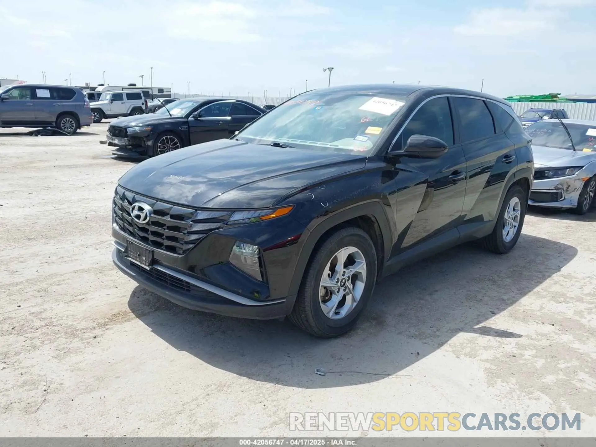 2 Photograph of a damaged car 5NMJA3AE9PH173474 HYUNDAI TUCSON 2023