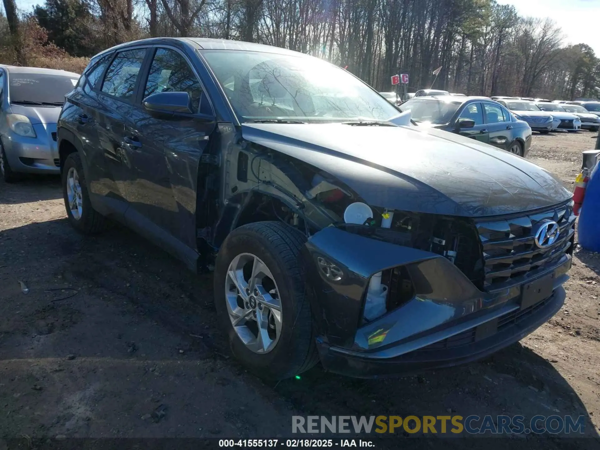1 Photograph of a damaged car 5NMJACAE0PH287640 HYUNDAI TUCSON 2023