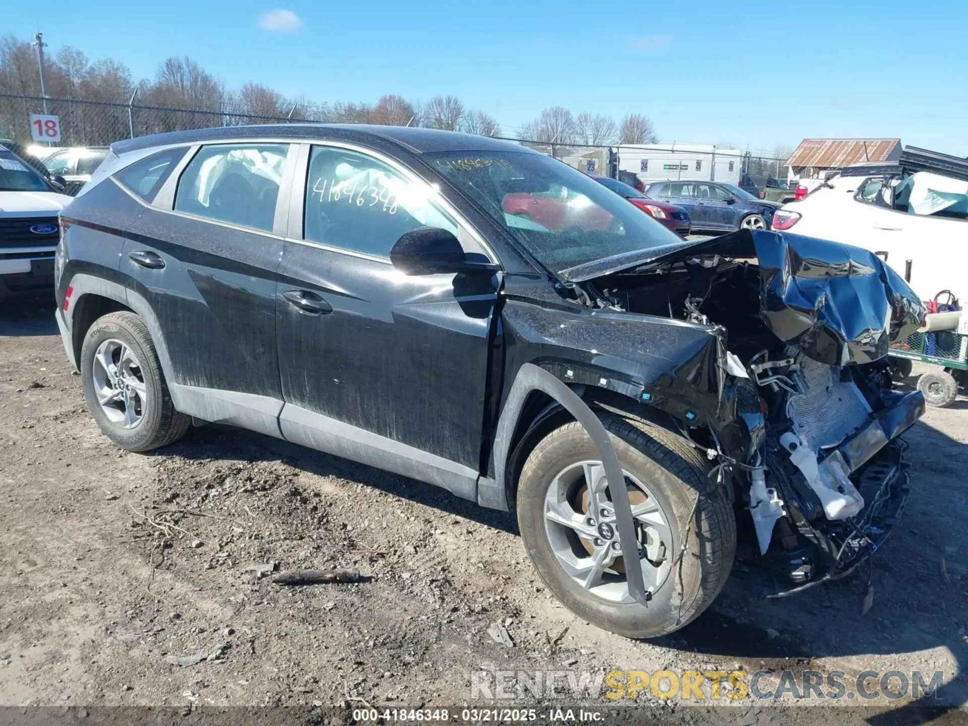 1 Photograph of a damaged car 5NMJACAE5PH183824 HYUNDAI TUCSON 2023