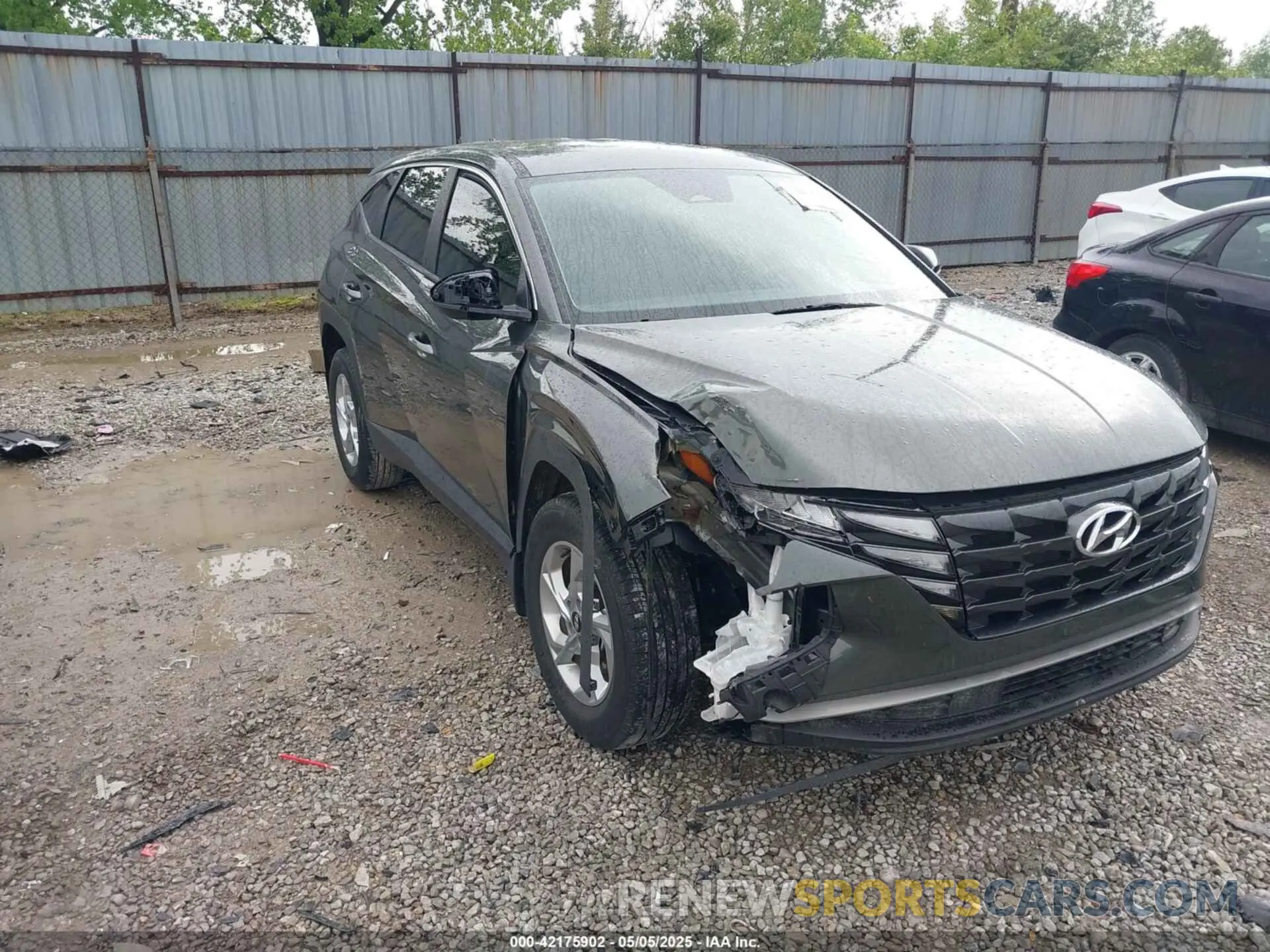 1 Photograph of a damaged car 5NMJACAE6PH176834 HYUNDAI TUCSON 2023