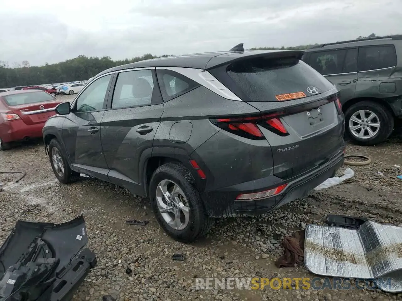 2 Photograph of a damaged car 5NMJACAE9PH247542 HYUNDAI TUCSON 2023