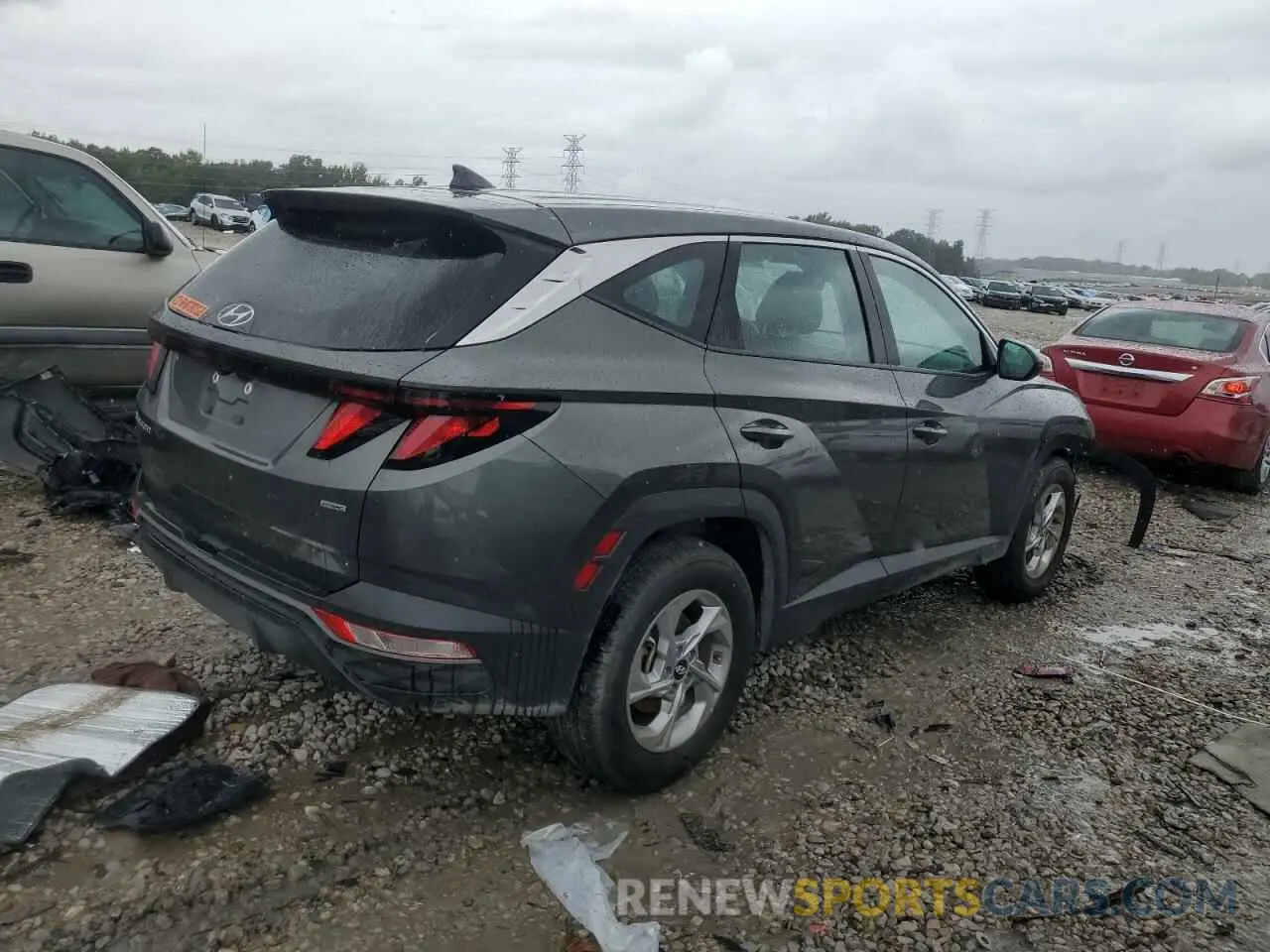 3 Photograph of a damaged car 5NMJACAE9PH247542 HYUNDAI TUCSON 2023