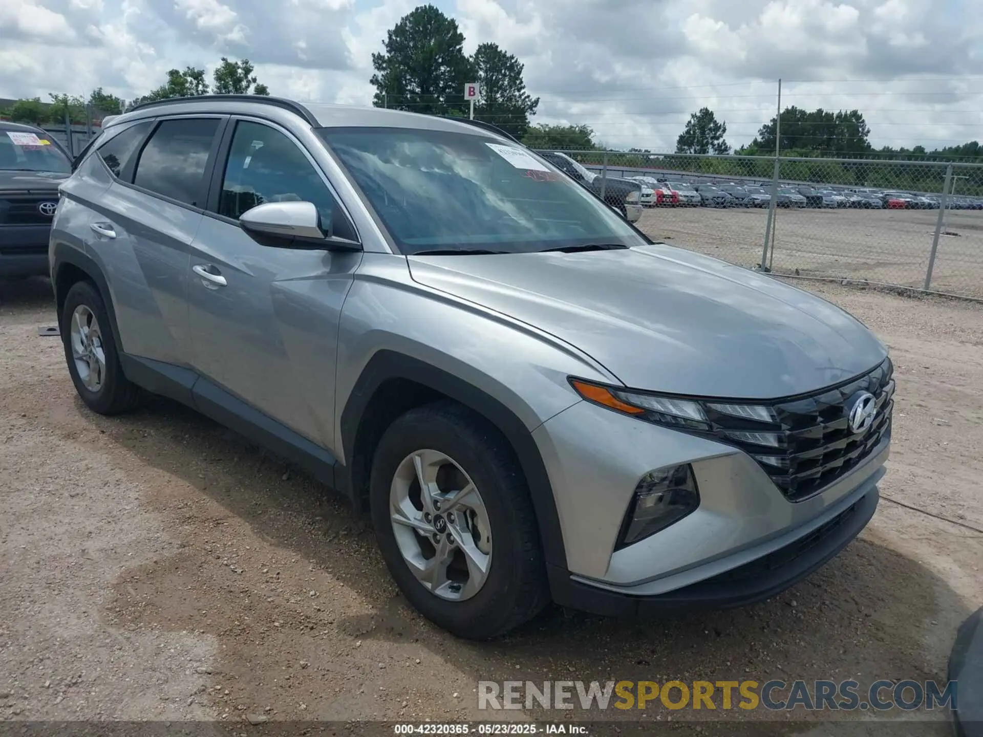 1 Photograph of a damaged car 5NMJB3AE0PH186093 HYUNDAI TUCSON 2023
