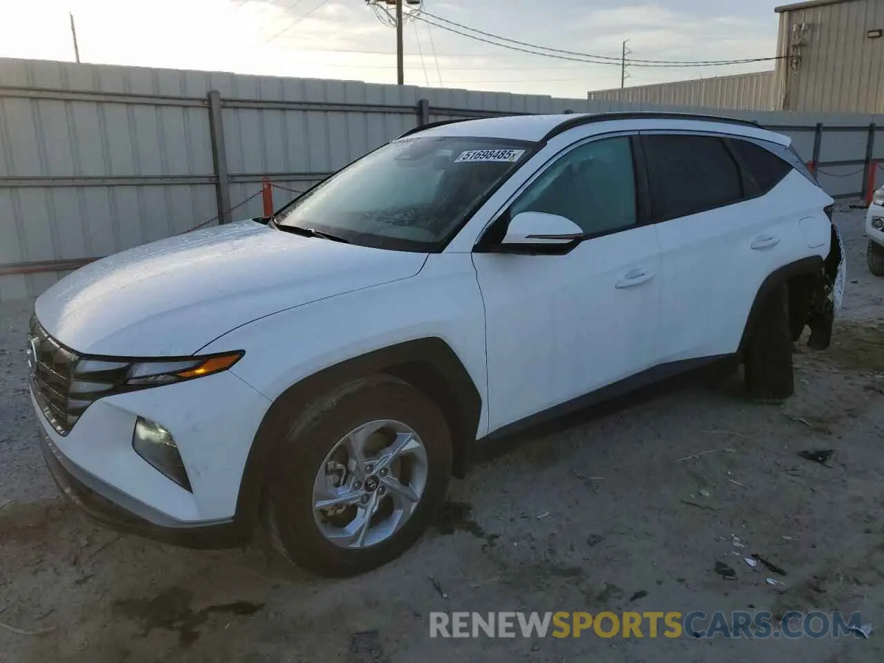 1 Photograph of a damaged car 5NMJB3AE1PH292665 HYUNDAI TUCSON 2023