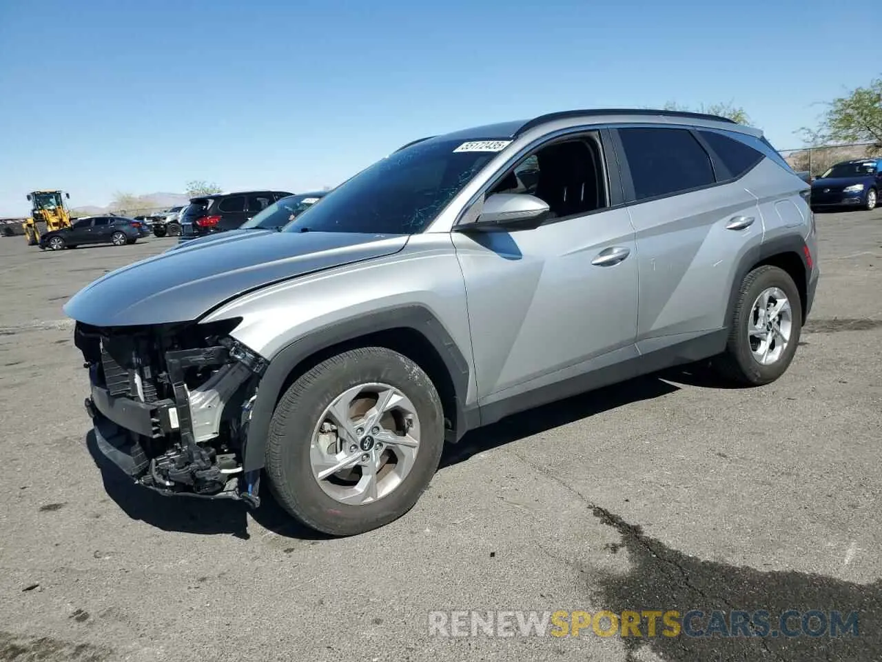1 Photograph of a damaged car 5NMJB3AE2PH219823 HYUNDAI TUCSON 2023