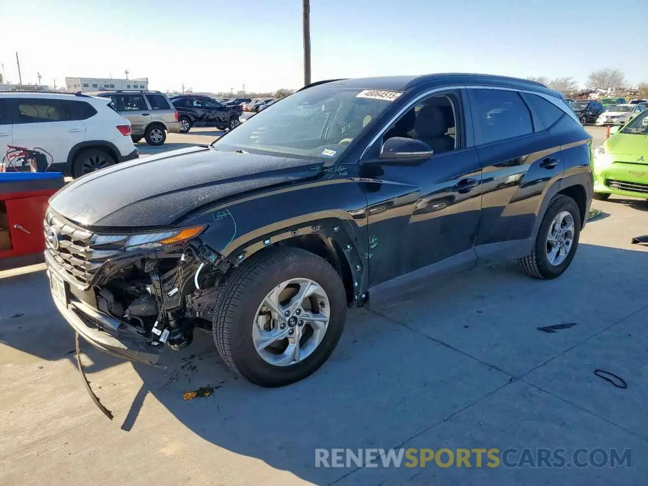 1 Photograph of a damaged car 5NMJB3AE2PH239537 HYUNDAI TUCSON 2023