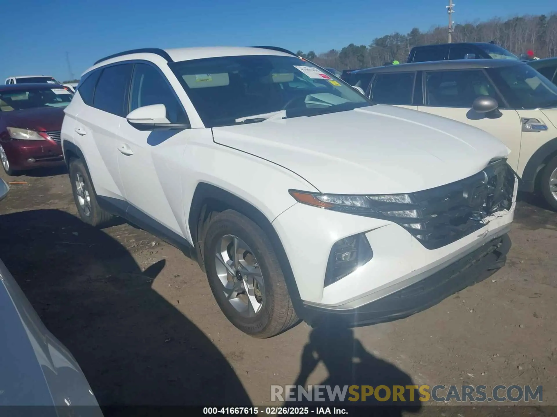 1 Photograph of a damaged car 5NMJB3AE3PH258503 HYUNDAI TUCSON 2023