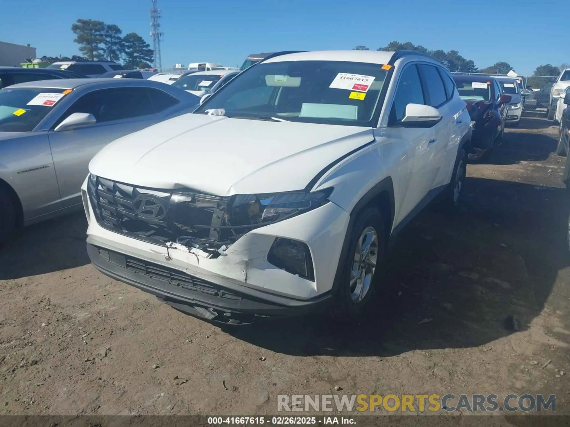 2 Photograph of a damaged car 5NMJB3AE3PH258503 HYUNDAI TUCSON 2023