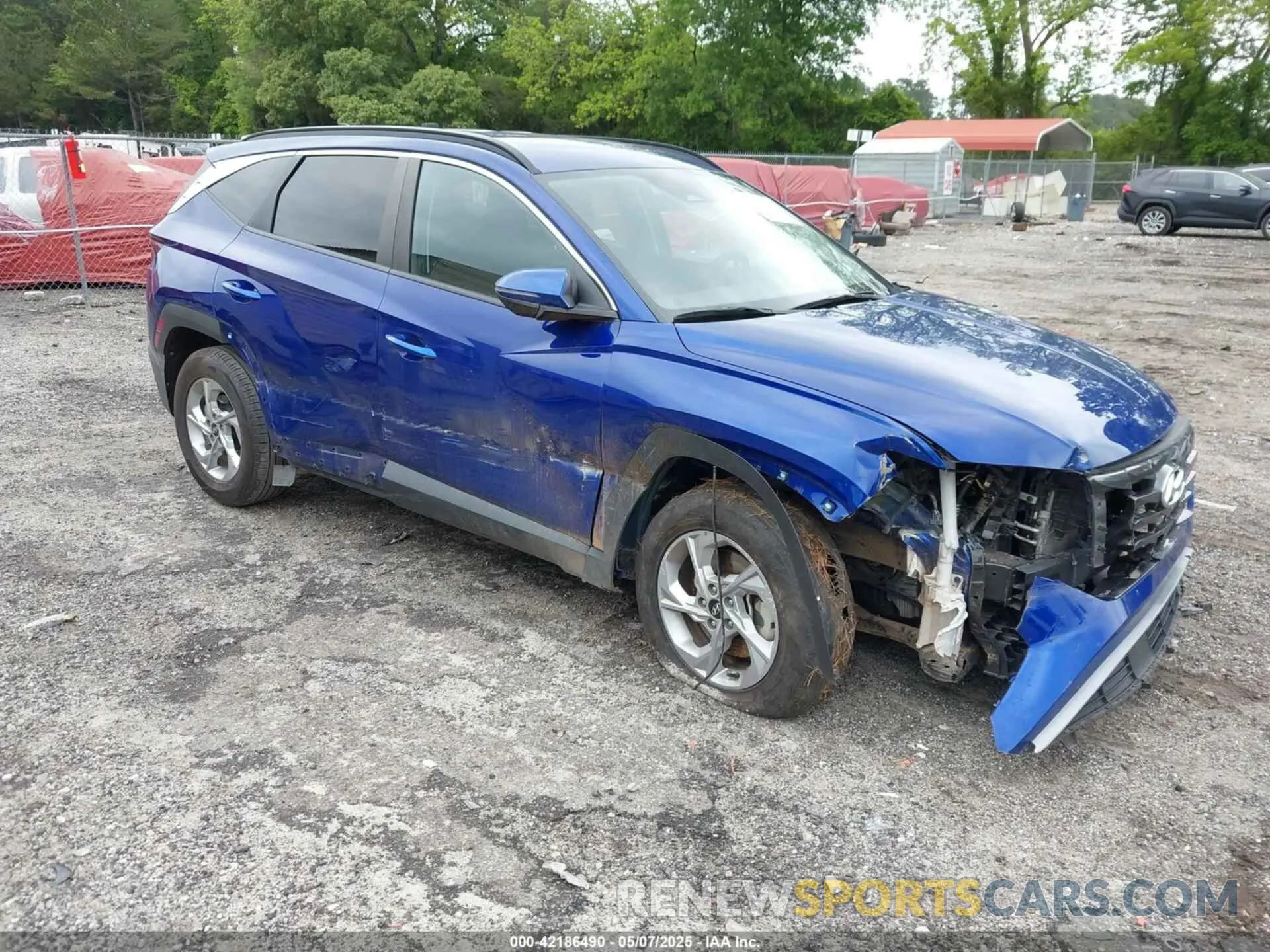 1 Photograph of a damaged car 5NMJB3AE4PH199283 HYUNDAI TUCSON 2023