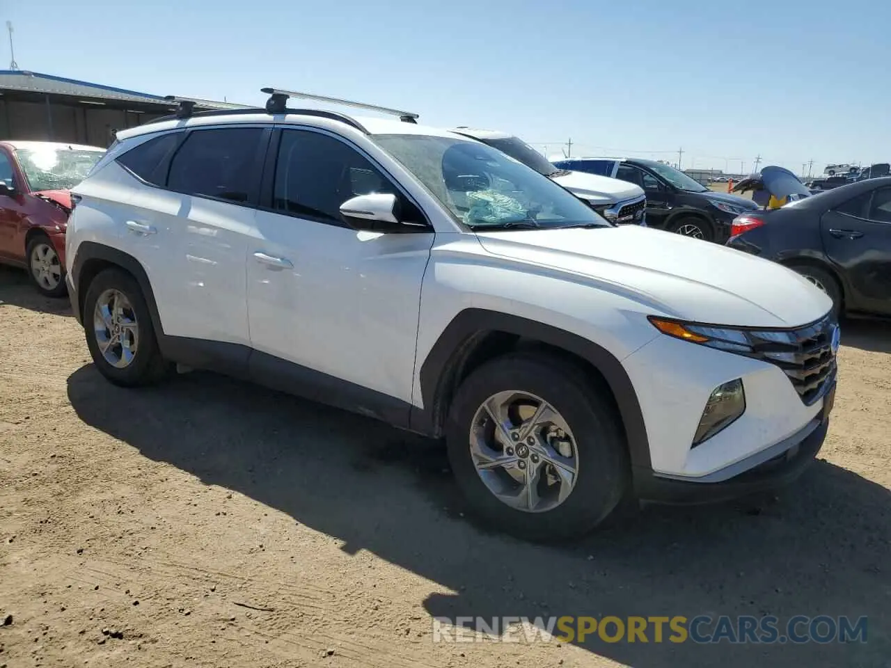 4 Photograph of a damaged car 5NMJB3AE4PH225414 HYUNDAI TUCSON 2023