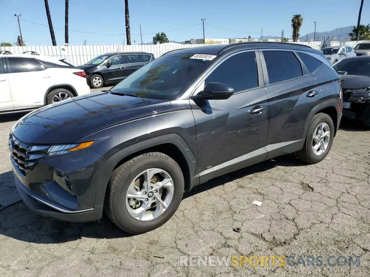 1 Photograph of a damaged car 5NMJB3AE4PH233335 HYUNDAI TUCSON 2023