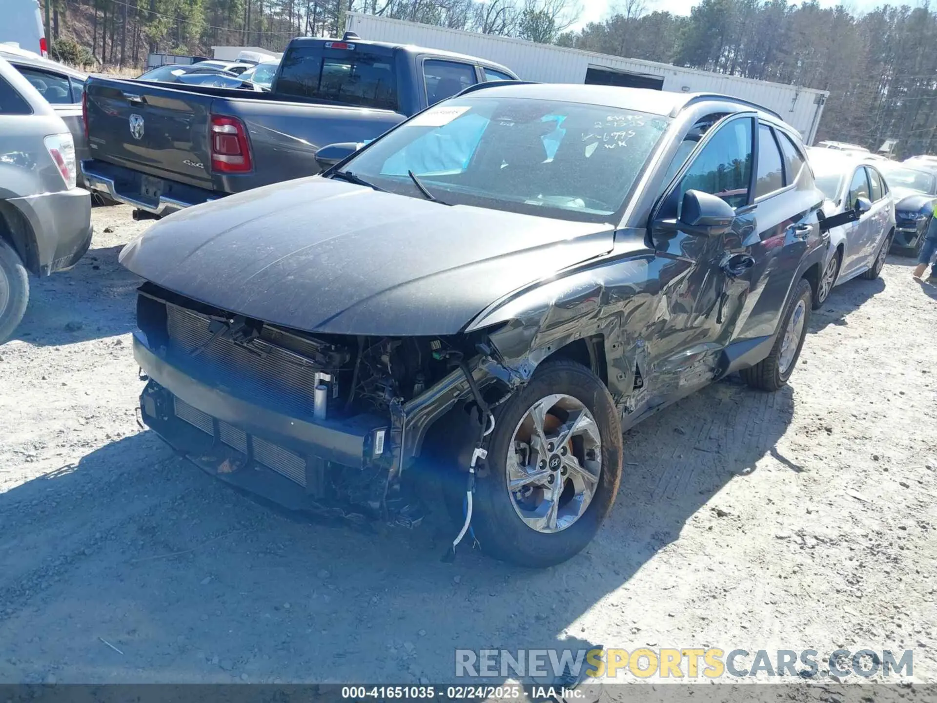 2 Photograph of a damaged car 5NMJB3AE6PH236995 HYUNDAI TUCSON 2023
