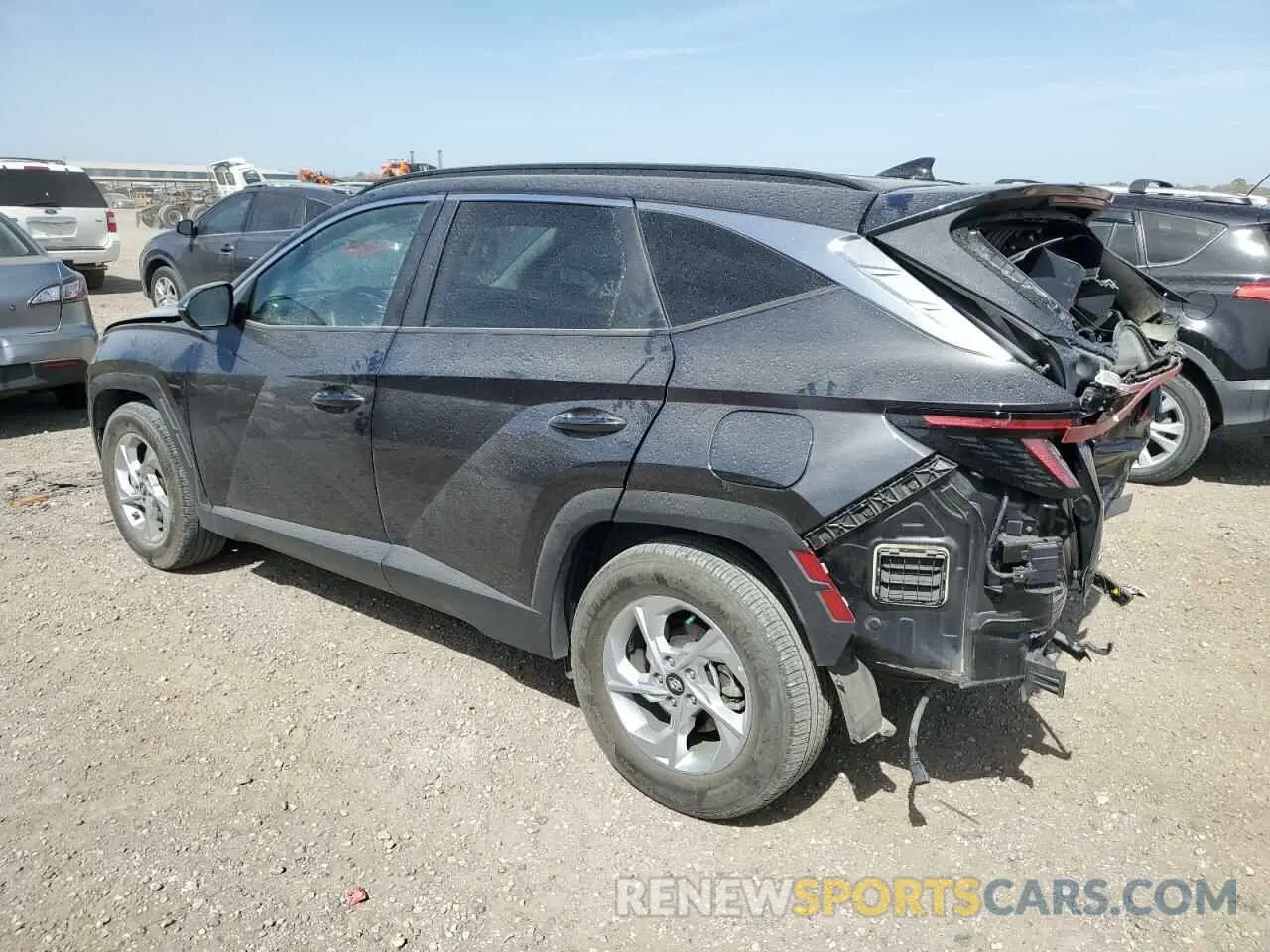 2 Photograph of a damaged car 5NMJB3AE7PH233863 HYUNDAI TUCSON 2023