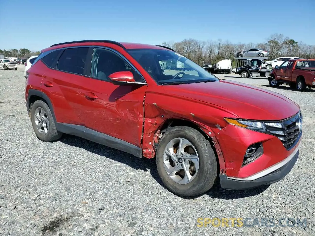 4 Photograph of a damaged car 5NMJB3AE8PH262580 HYUNDAI TUCSON 2023