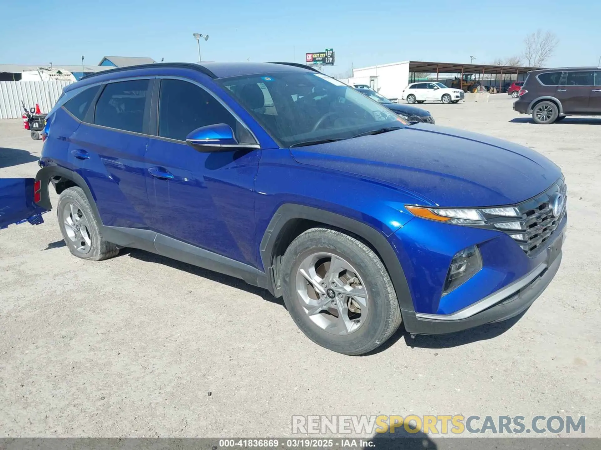 1 Photograph of a damaged car 5NMJB3AE9PH184794 HYUNDAI TUCSON 2023