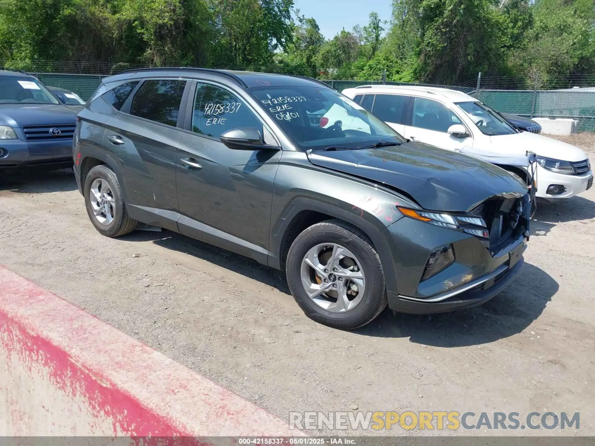 1 Photograph of a damaged car 5NMJB3AEXPH203336 HYUNDAI TUCSON 2023