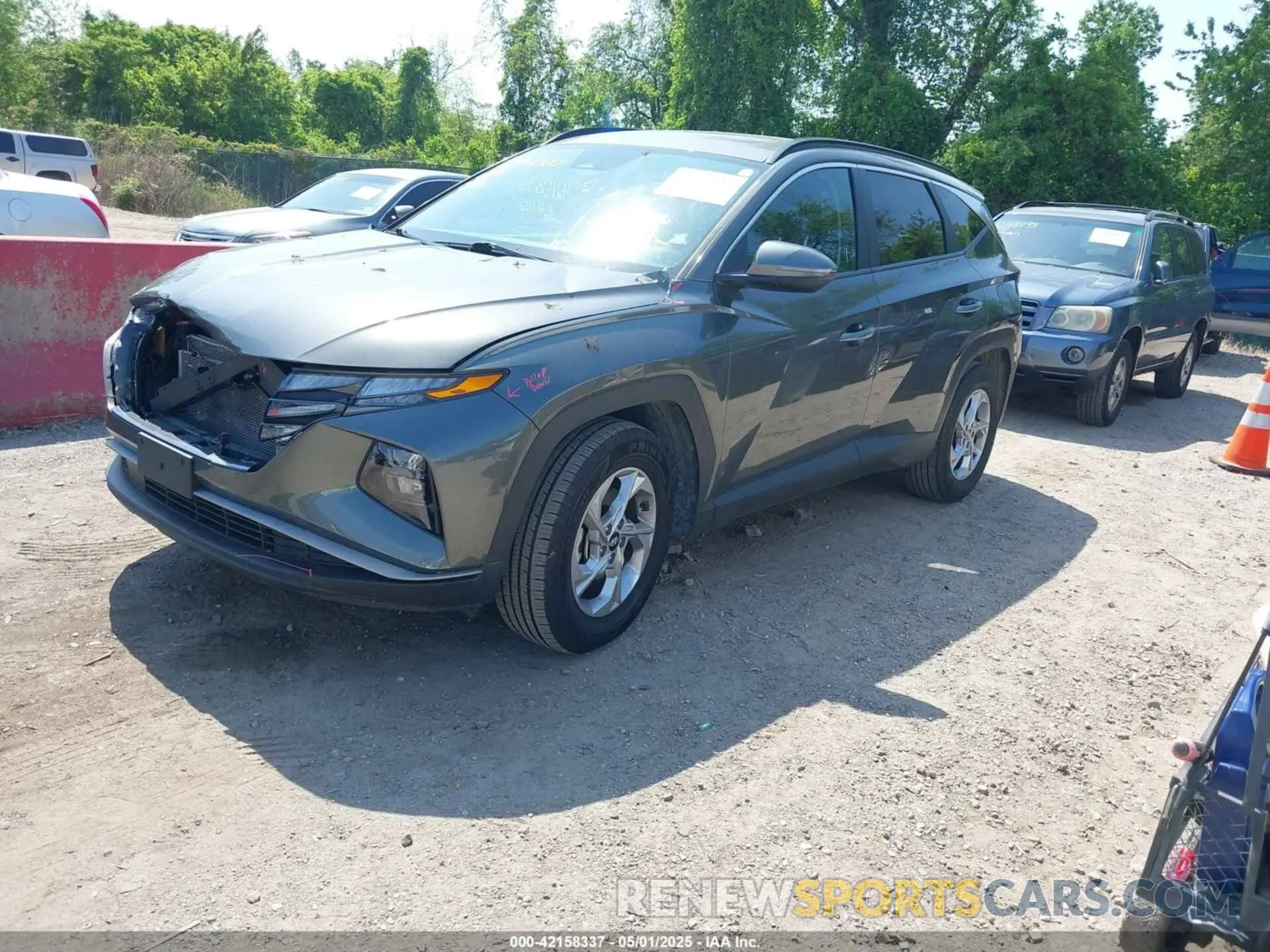 2 Photograph of a damaged car 5NMJB3AEXPH203336 HYUNDAI TUCSON 2023