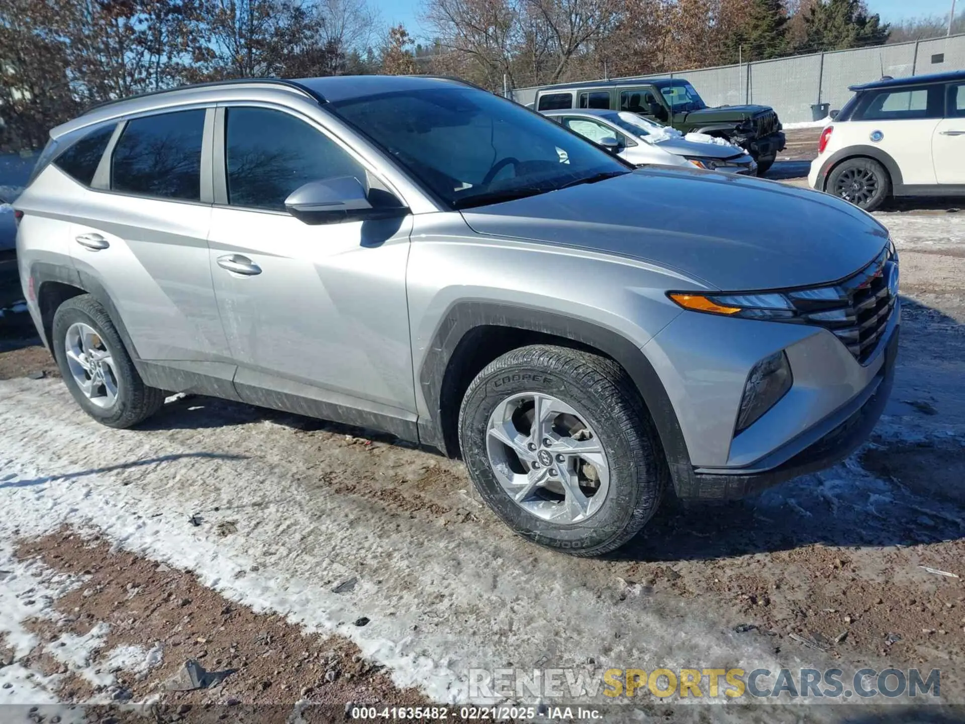 1 Photograph of a damaged car 5NMJBCAE0PH248494 HYUNDAI TUCSON 2023