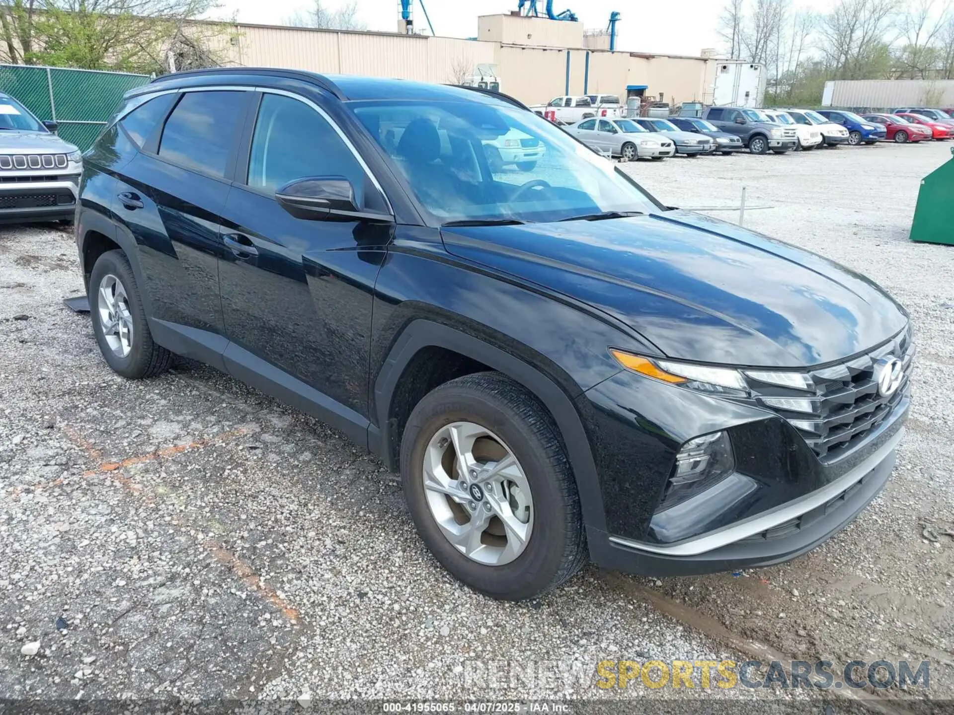1 Photograph of a damaged car 5NMJBCAE0PH274707 HYUNDAI TUCSON 2023