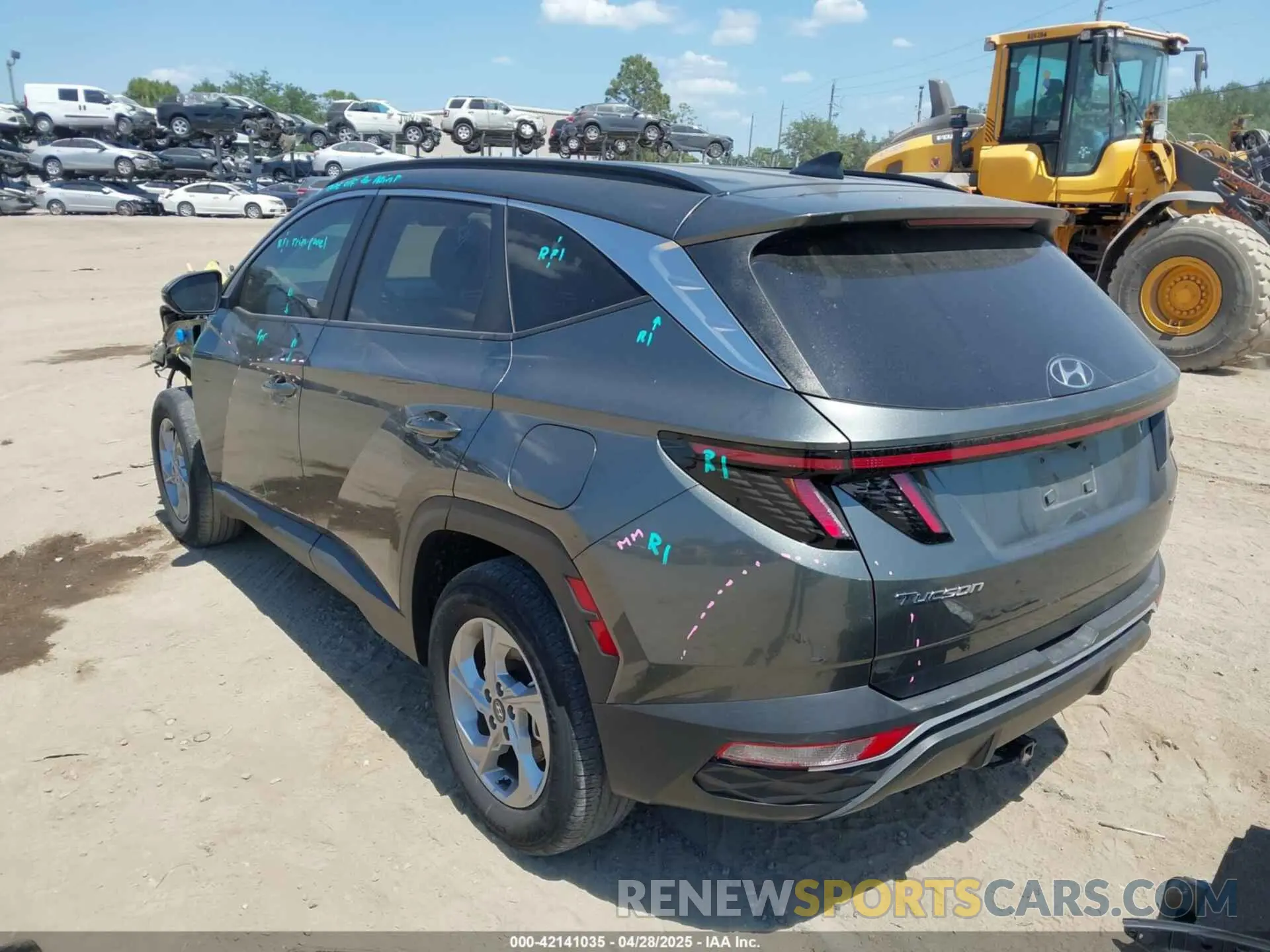 3 Photograph of a damaged car 5NMJBCAE1PH211230 HYUNDAI TUCSON 2023