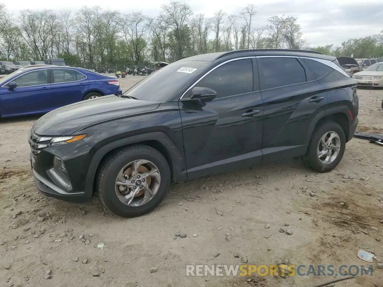 1 Photograph of a damaged car 5NMJBCAE1PH257432 HYUNDAI TUCSON 2023