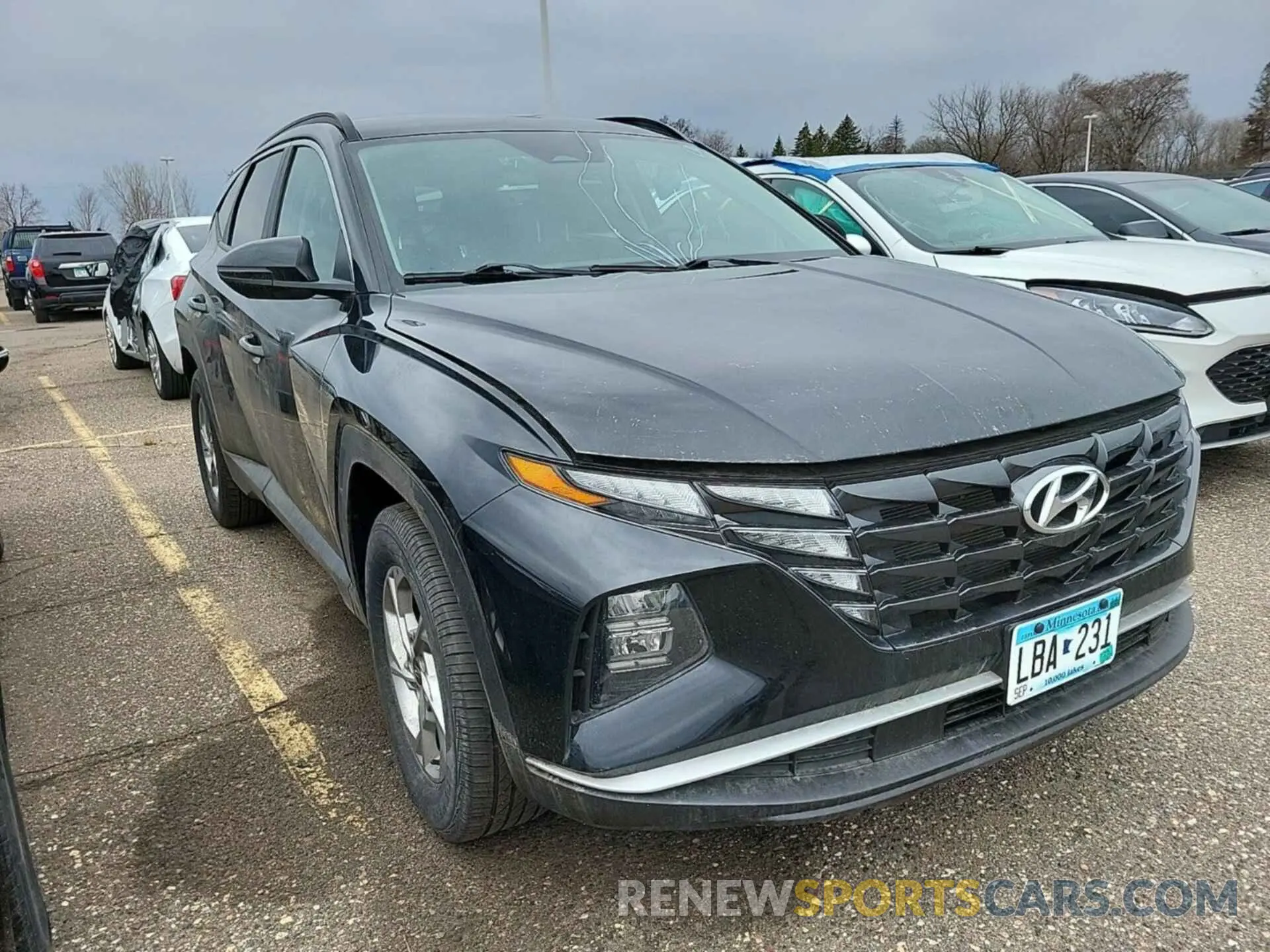 21 Photograph of a damaged car 5NMJBCAE1PH273680 HYUNDAI TUCSON 2023