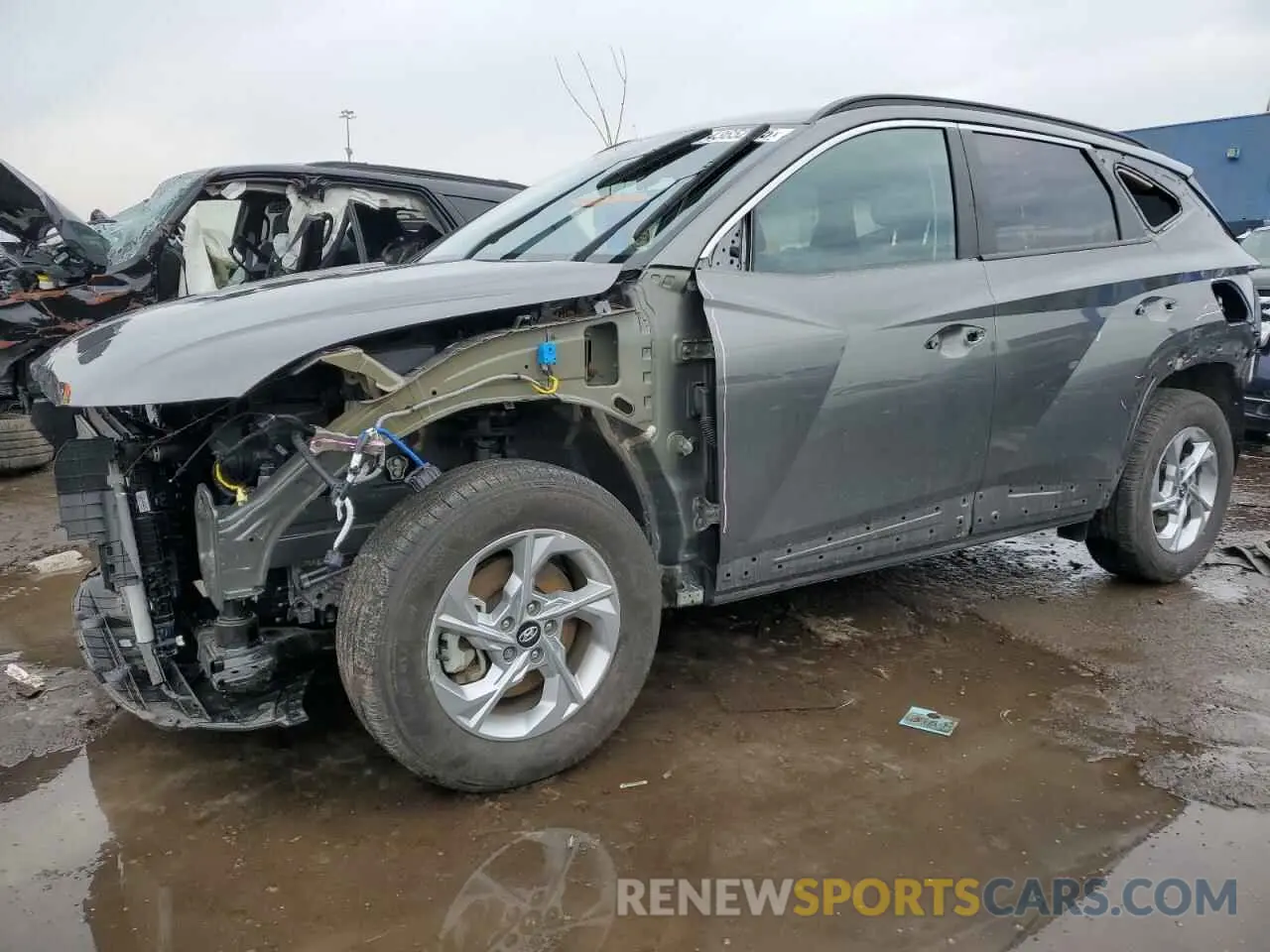 1 Photograph of a damaged car 5NMJBCAE2PH247637 HYUNDAI TUCSON 2023