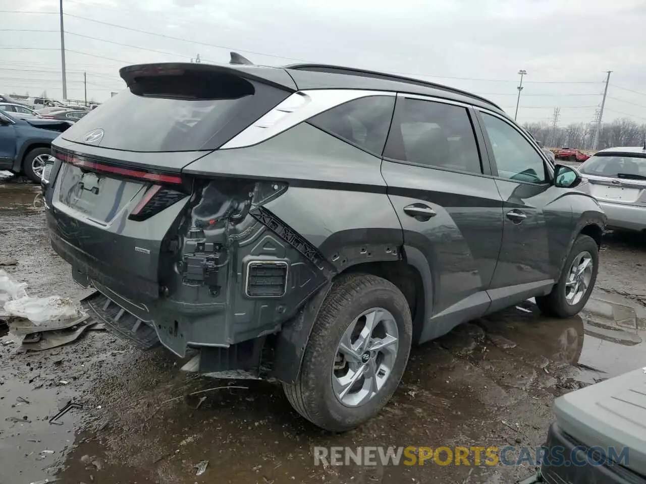 3 Photograph of a damaged car 5NMJBCAE2PH247637 HYUNDAI TUCSON 2023