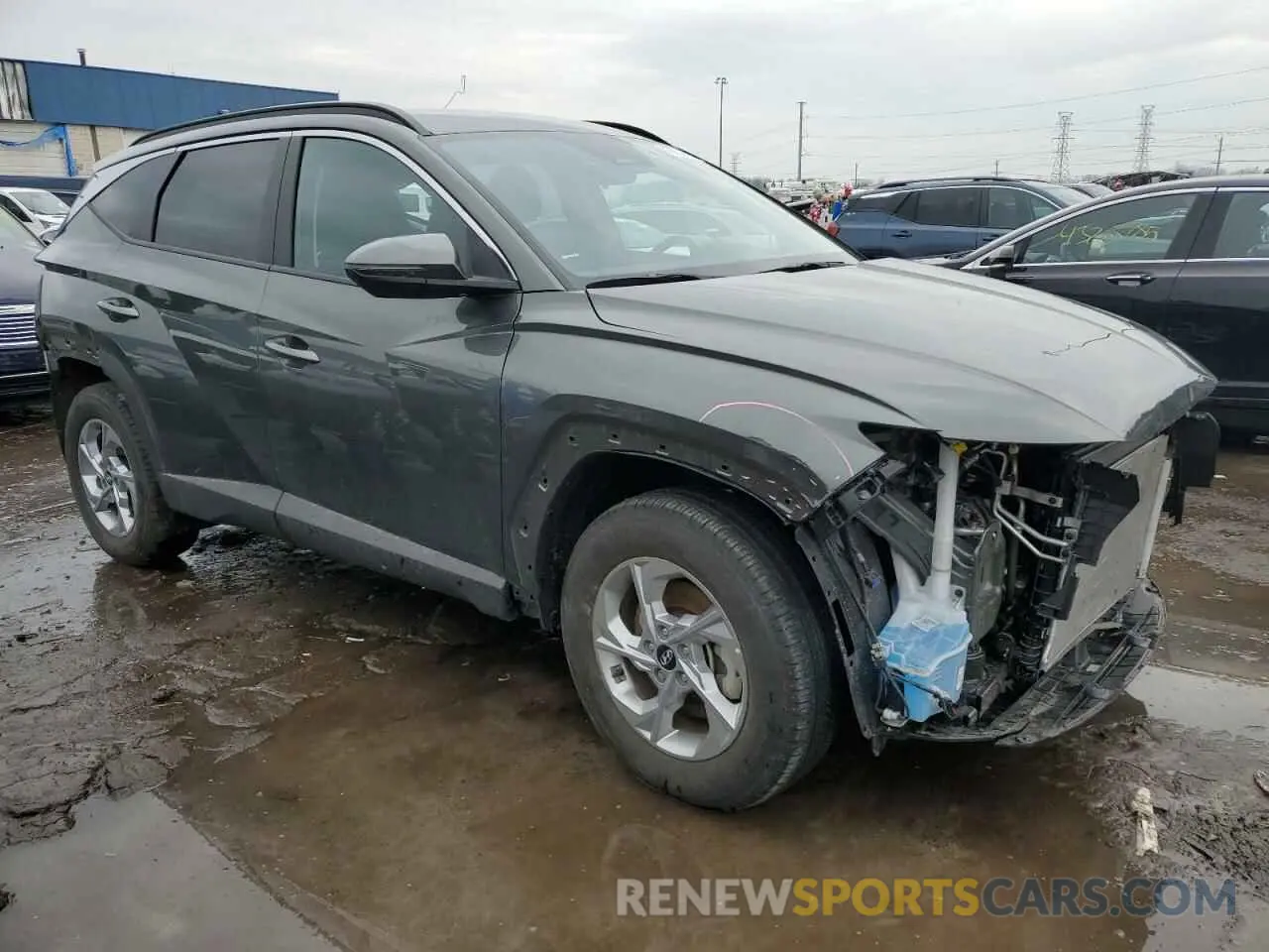 4 Photograph of a damaged car 5NMJBCAE2PH247637 HYUNDAI TUCSON 2023
