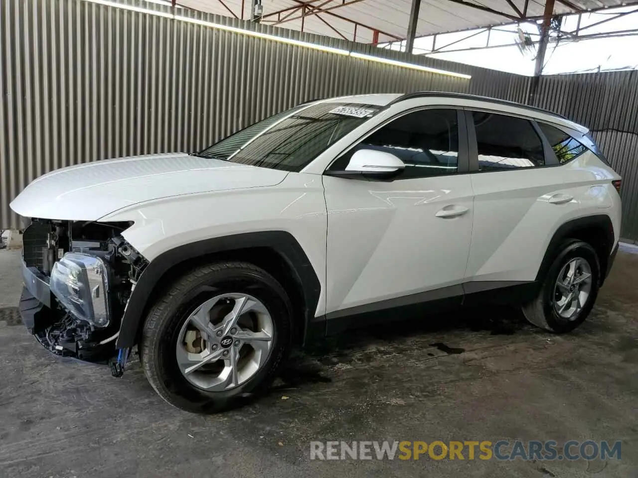 1 Photograph of a damaged car 5NMJBCAE2PH258847 HYUNDAI TUCSON 2023